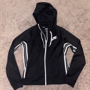 Nike Black and White Sweatshirt